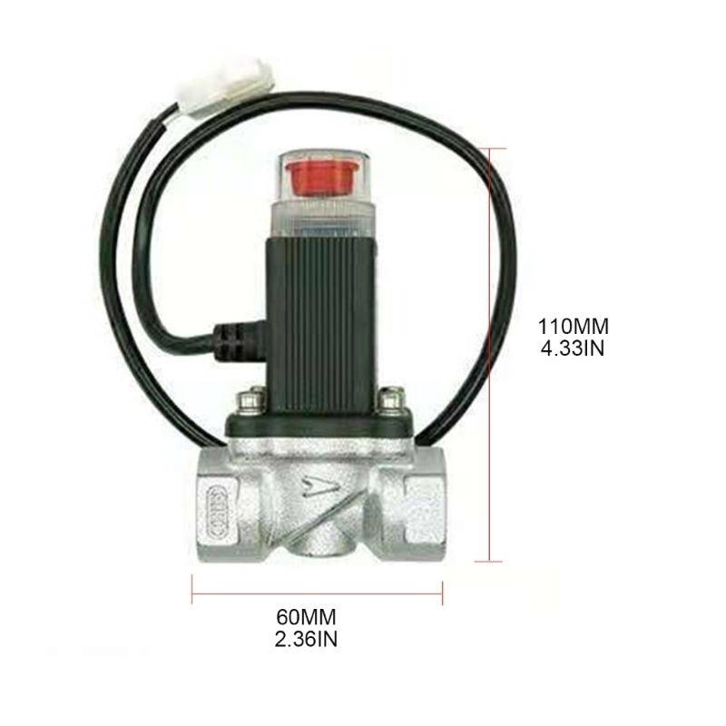 Natural Gas Leakage Sensor LPG Methane Leak Alarm Detector with Solenoid for Valve DN15 DN20 Auto Shut Off Gas Cylinder