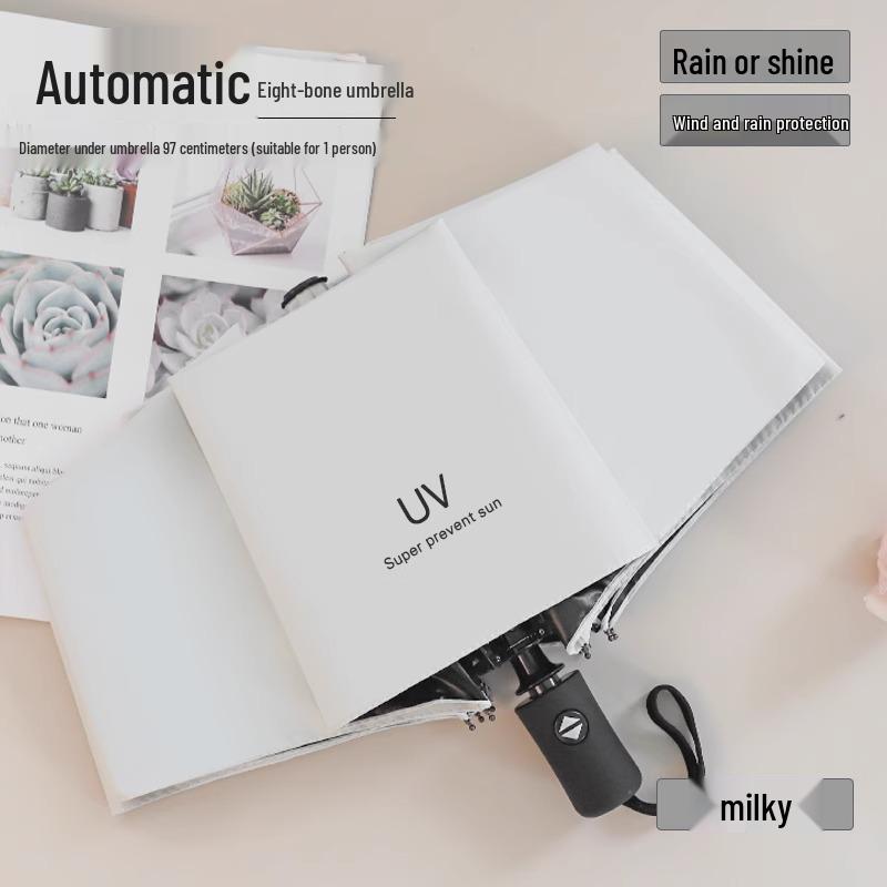 Unisex Extra Large Reinforced Umbrella - UV & Sun Protection for All Weather