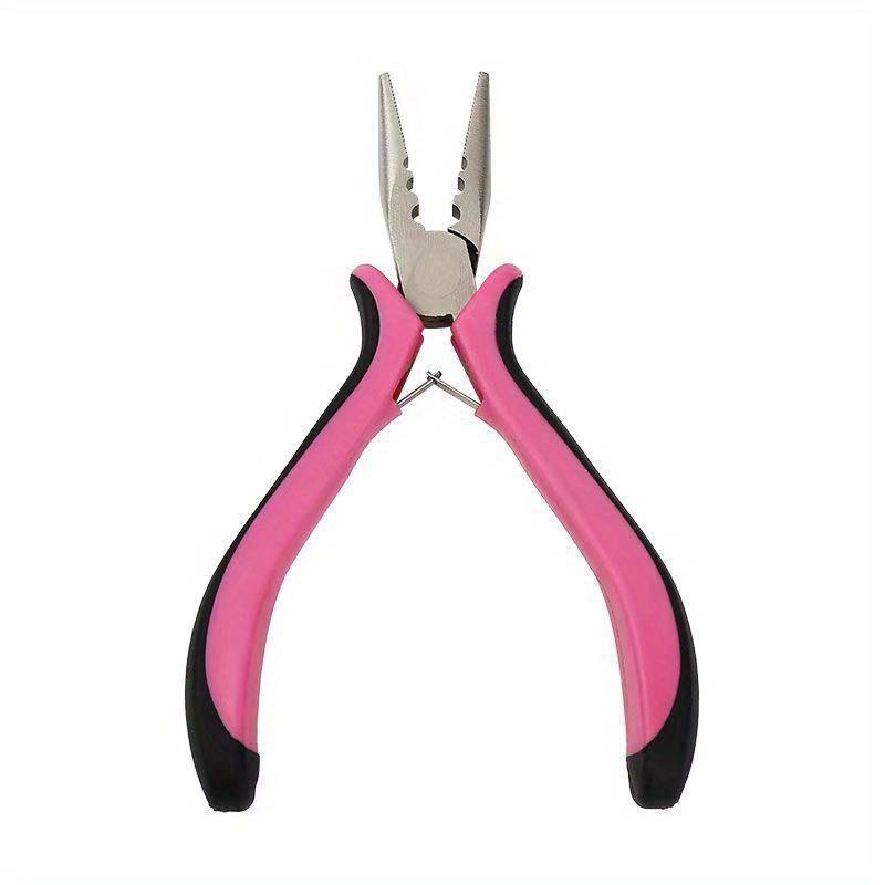 3 Holes Mini Plier For Micro Nano Ring/Links Feather Hair Extensions opener and Removal Tool Hair Pliers Extension Tongs Tools