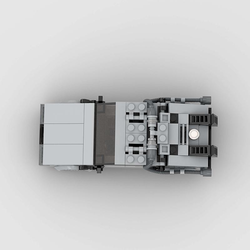 NÁVRAT DO BUDÚCNOSTI Delorean MOC Stavebnice Mesto Športové Závodné Vozidlo DIY Kocky Hračka na Vianočný Darček