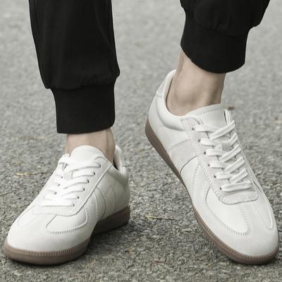 Fashion All-match Skate Shoes Men New Arrival Mens Sneakers Lace-Up Men Casual Comfortable Shoes Genuine Leather Walking Men's Footwear