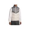 Nike Logo Print Casual Sports Stand Collar Down Zip Vest Men Outerwear Gray DV1136-084
