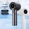 Portable High-Speed Mini Fan Fast Charging Digital Display Power Handheld Mini Fan Turbo Desktop Fan For Indoor And Outdoor Use