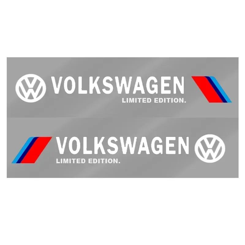 

B5 2025 Hot For Volkswagen 2pcs Car Side Door Sticker Badge Decal Decoration Emblem For VW Volkswagen R Rline Jetta Golf Polo Be