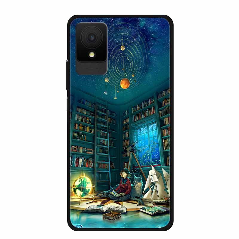 For TCL 501 Case Luxury TPU Soft Silicone Back Cover Phone Cases for TCL501 6 Inches T433D Protective New Bumper Lovely Funda