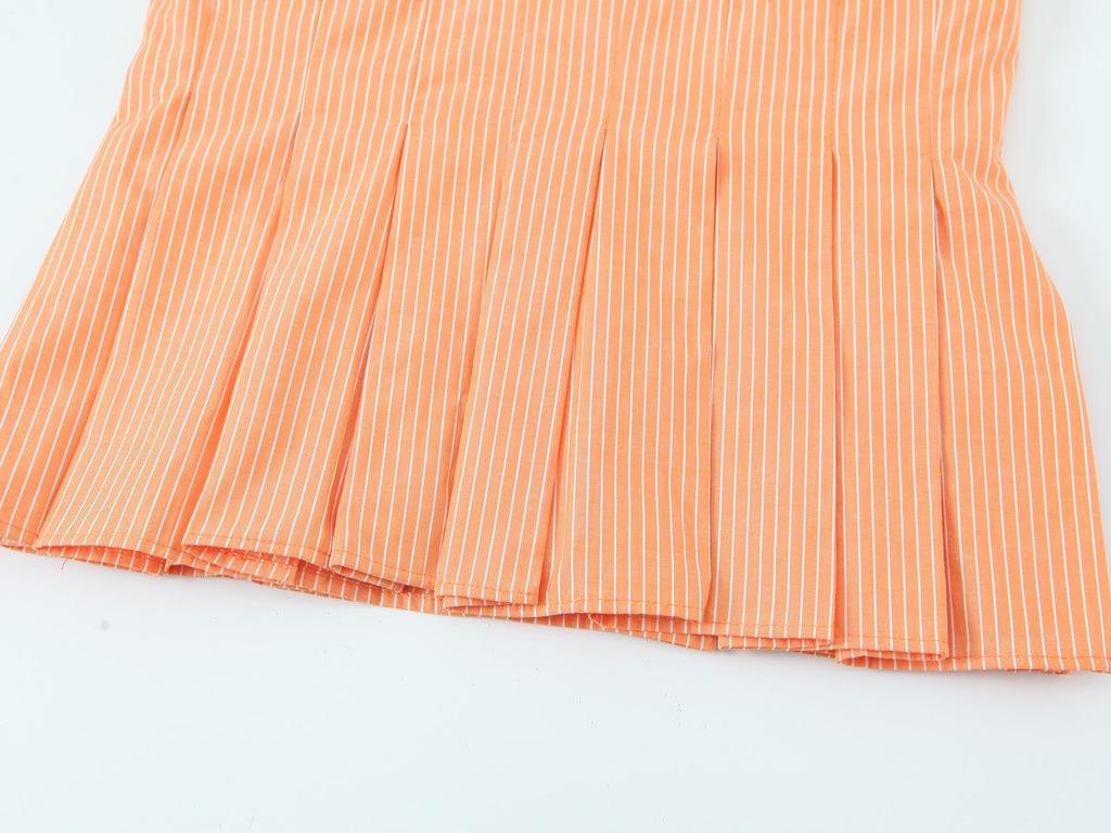 Spring 2025 Women's European & American Style Striped Poplin Top - Fashionable & Versatile