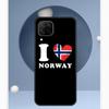 Norway Flag For Huawei Nova Y72 Y90 Y61 Y91 Y60 Y70 12s 12i 11i 8i 9 10 SE P20 P40 Lite P60 P30 Pro Case