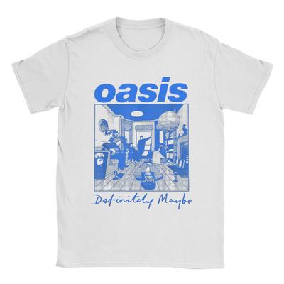 Funny O-Oasis Definitely Maybe T Shirt Men's Cotton Short Sleeve O-neck Summer Top Tee