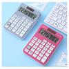 Versatile 12 Mini Digit Solar Power Calculator Colorful Design Offices Tool