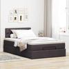 VidaXL Ottoman Bed with Mattress Dark Brown 120x200 Cm Fabric 3311535