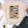 Dinosaur Tee Unisex Japanese Comic T-shirts feUnisex Graphic Clothes