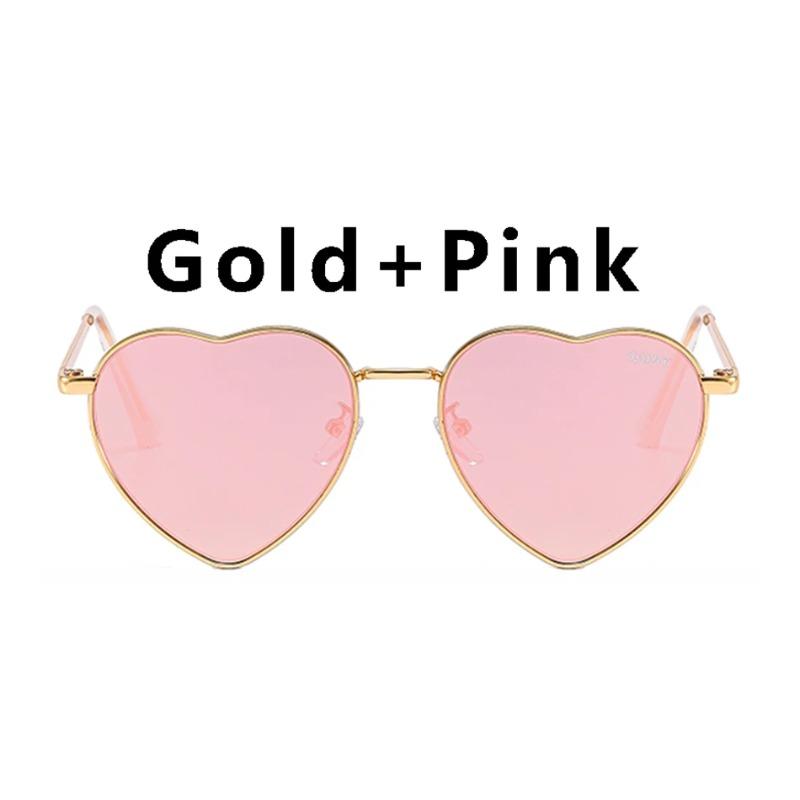 Lunettes de soleil Quay Heartbreaker pour femmes UV400 Designer Mode Rétro Lunettes Douces pour Dames Lunettes de Soleil Sexy Femme