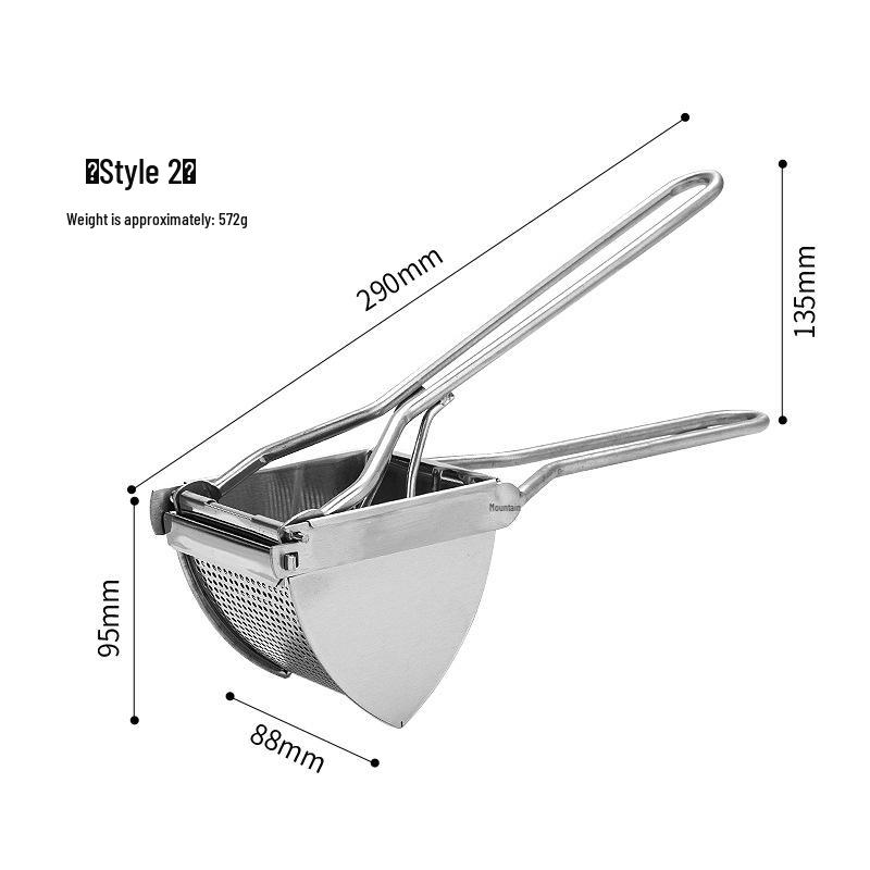 

Stainless Steel Potato Masher & Lemon Juicer Kitchen Tool