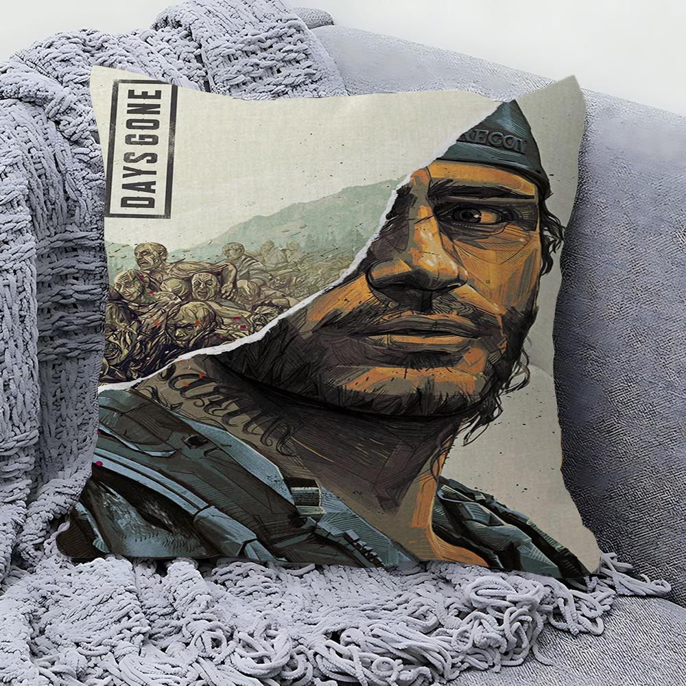 Days Gone Personalized Picture Text Home Decorative Pillows Household Gifts 45x45cm 40x40 cm