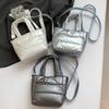 Adjustable Strap Puffy Handbag Large Capacity Puffer Crossbody Bag Quilted Shoulder Bag  Casual