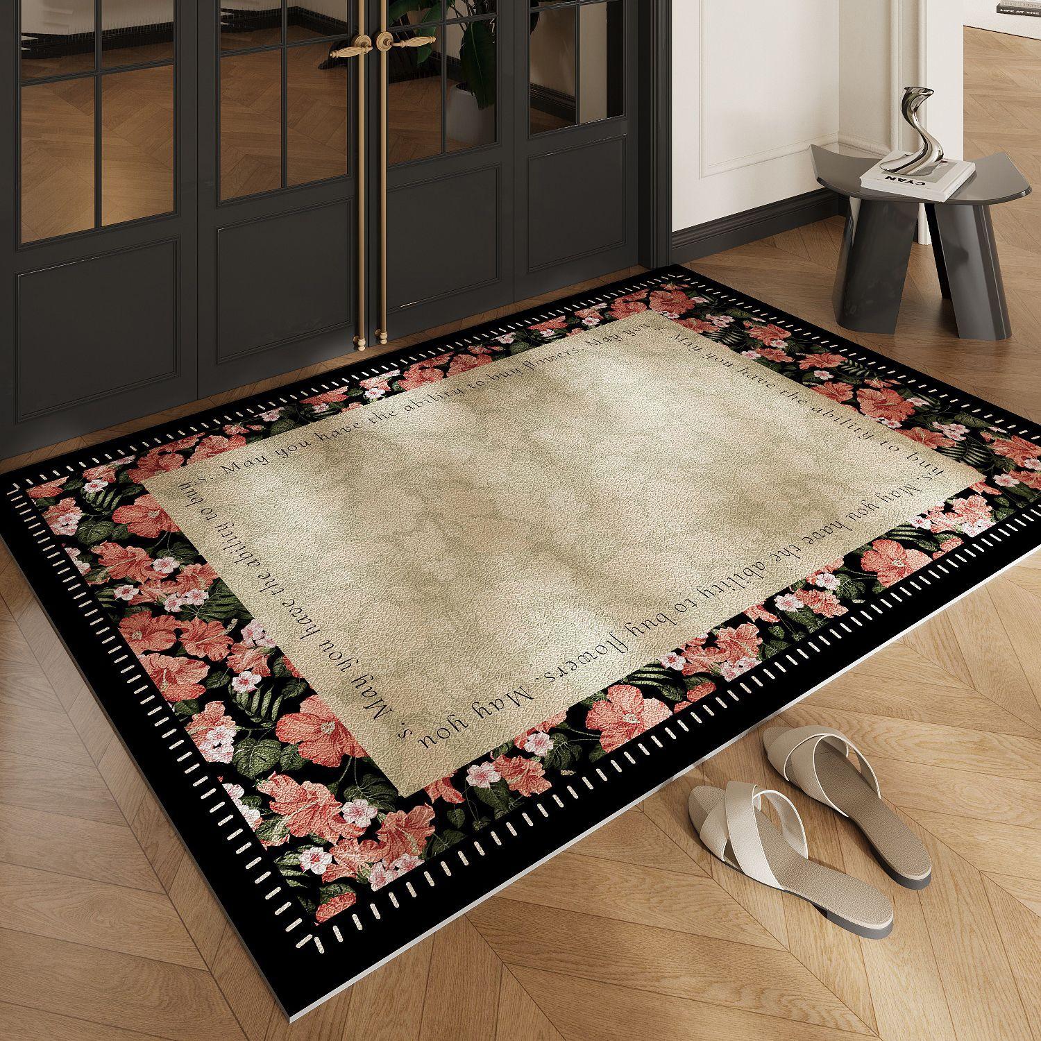 

Коврик для двери, нескользящий коврик для ног для домашнего использования, коврик для входа, противообрастающий коврик для ног 50cm * 80cm