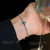 Elegant Zircon Cross Bracelet: Fashionable, High-End, Versatile Hand Jewelry