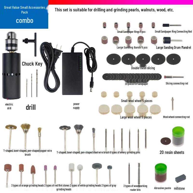 

Multi-function Handheld Electric Drill & Grinder CN plug (adapter included)