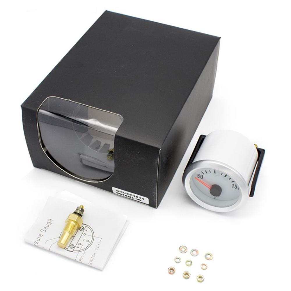 

2 ; 52 мм 12 В автомобильный счетчик температуры воды/температуры масла/давления масла/наддува/напряжения/тахометра об/мин, белый корпус, синий фон, белый oil temp