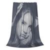 American Singer Lana Del Rey Blanket Pop Culture Music Flannel Novelty Soft Throw Blanket for Home Spring/Autumn