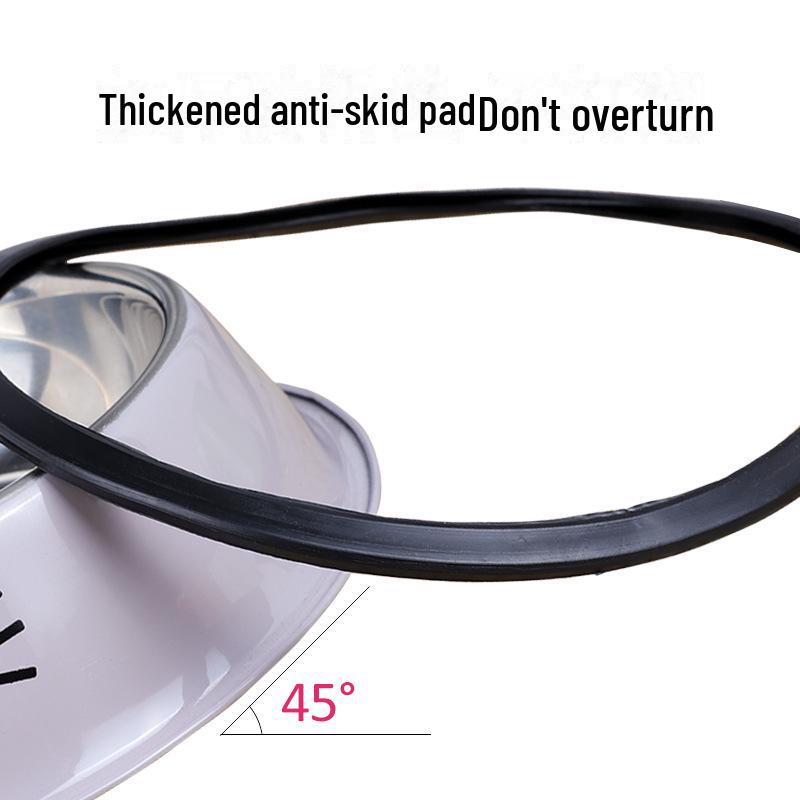 „Bol colorat antiderapant din oțel inoxidabil pentru animale de companie pentru pisici și câini”