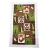 1Pc 38x63cm Colorful Flower Printed Cotton Tea Towel Kitchen Dishcloth Water Absorption Household Cleaning Cloth