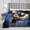 Warm Soft Blanket Camping Movie Bedding Throws G-Gremlins Gizmo Flannel Bedspread For Outdoor Pattern Sofa Bed Cover