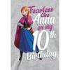 Frozen Childrens/Kids Fearless Like Anna Heather 10th Birthday Pullover Hoodie