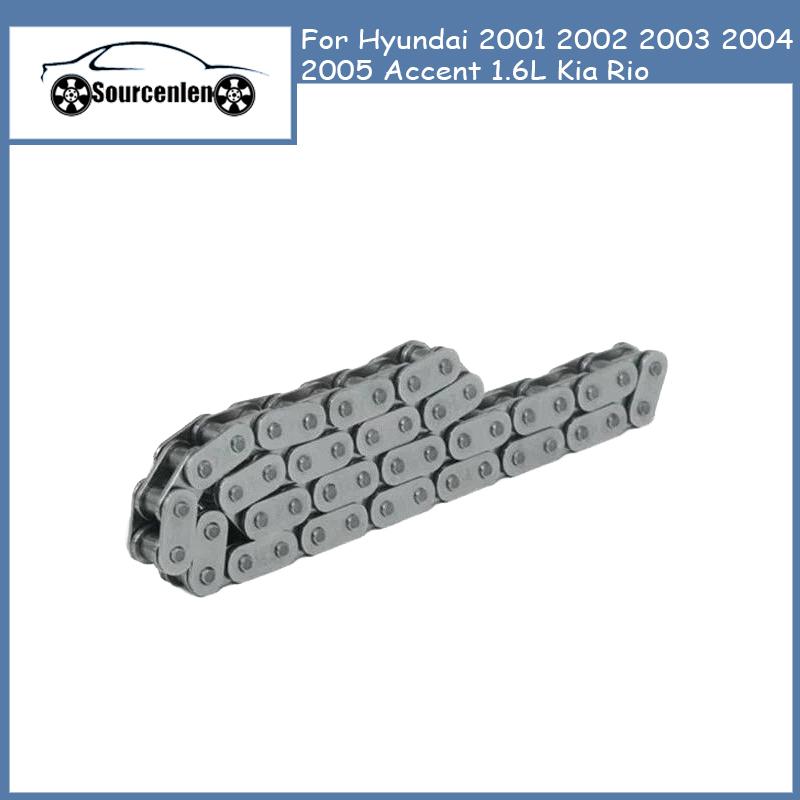 

Brand New Engine Timing Chain for Hyundai 2001 2002 2003 2004 2005 Accent 1.6L for Kia Rio 2432126010 24321-26010
