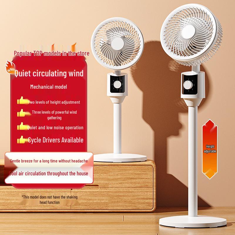 

Бесшумный циркулятор воздуха двойного назначения: Настольный и напольный вентилятор с функцией осцилляции и доставкой в день заказа