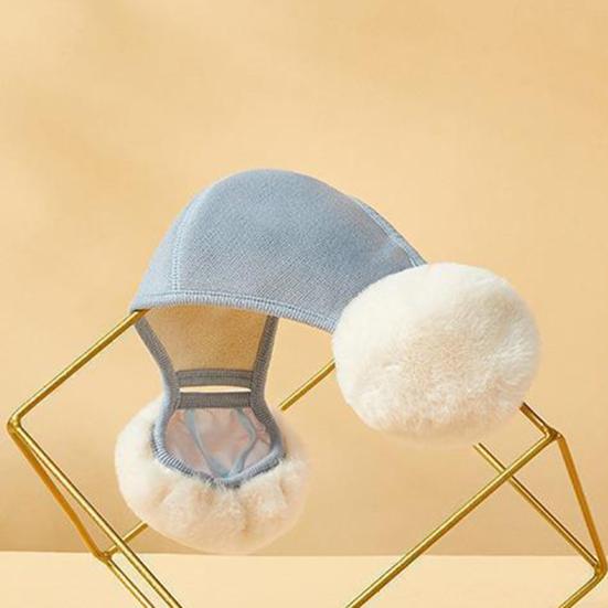 Face Guard Windproof Cold-Proof Soft Fabric Plush Ear Protection Three-dimensional Cutting Face Guard Ear Warmer