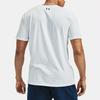 Under Armour Attitude Logo Printed Training Casual Crew Neck Short Sleeve T-Shirt Men Tops White 1362839-100