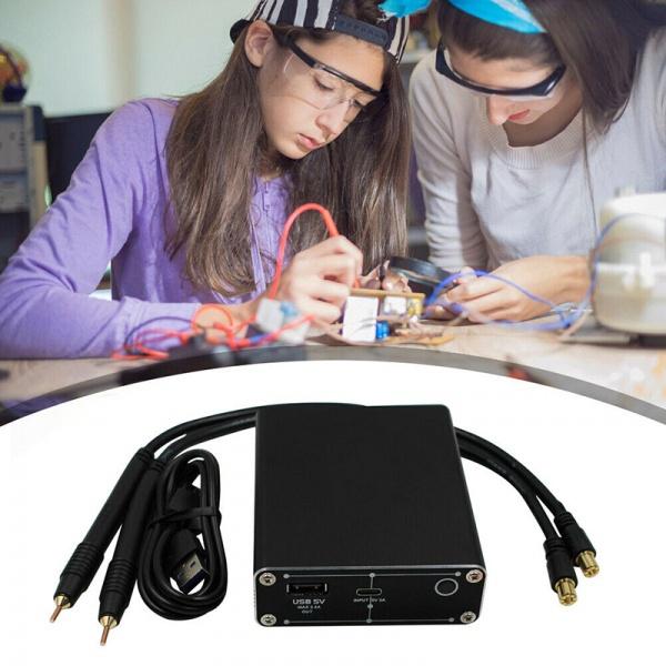 Nová užitečná 1 sada přenosných 9 převodových stupňů DIY mini bodová svářečka Sada nářadí pro bodové svařování