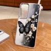 Butterfly Printed Phone Case For Samsung Galaxy S26 S25 S24 S23 Ultra S24 S25 FE A17 A57 A56 A16 A55 A37 A36 A15 Clear TPU Cover
