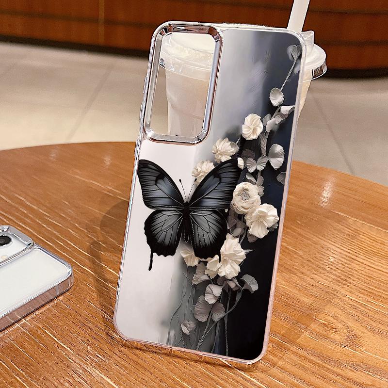 Butterfly Printed Phone Case For Samsung Galaxy S26 S25 S24 S23 Ultra S24 S25 FE A17 A57 A56 A16 A55 A37 A36 A15 Clear TPU Cover