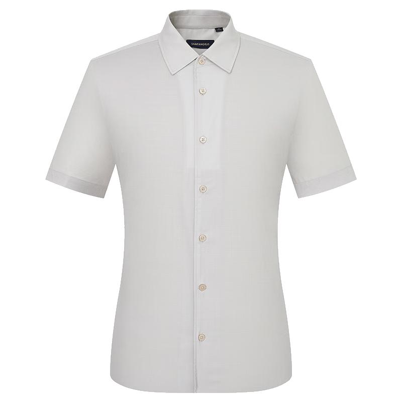 

Мужская деловая рубашка Baoxiniao с коротким рукавом и квадратным воротником 39