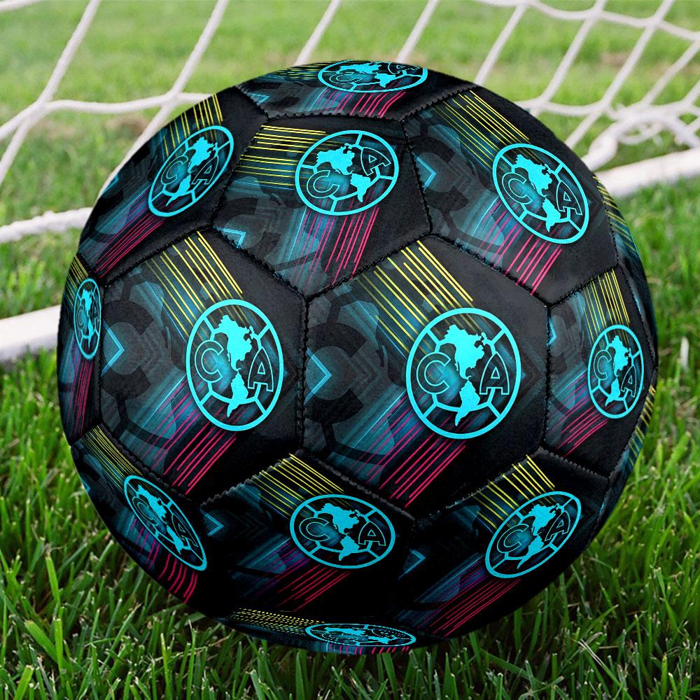 1pc Club America Soccer Ball Size 5 Indoor Soccer Ball Fashion Colorful Backyard Game - Great For Sports Fans Gift HE19