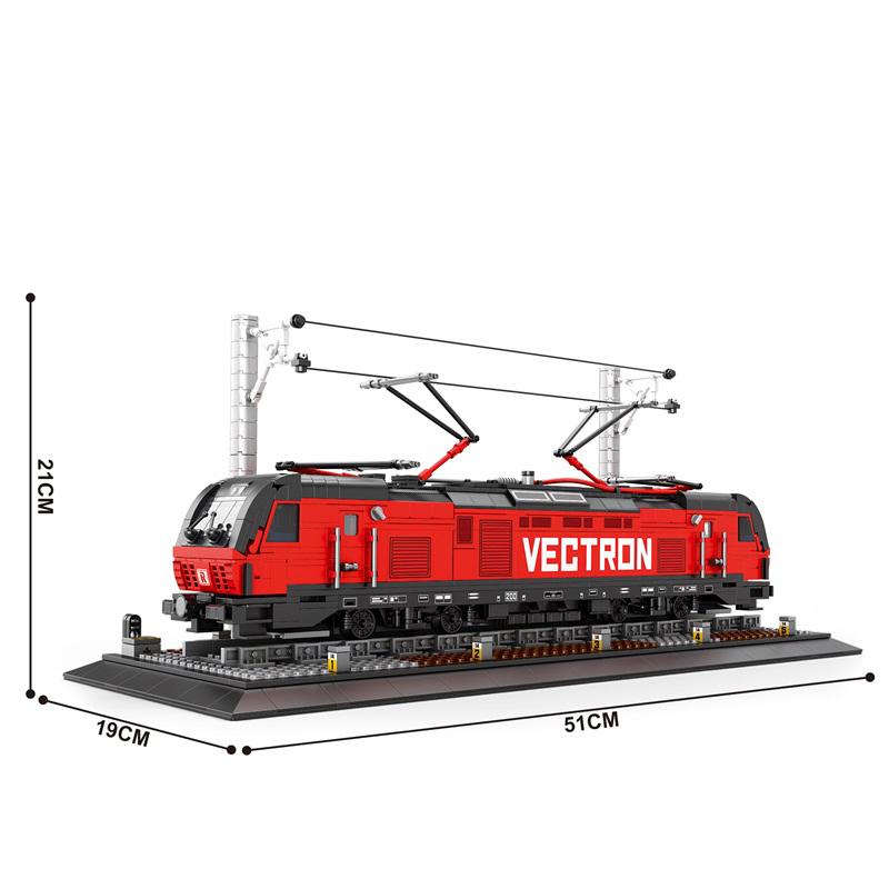 1757PCS European City Electric Train Building Blocks Subway Passenger Car Model Bricks Desktop Decoration Holiday Gifts Kids Toy