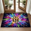 Juventus FC Design Crystal Velvet Rug Soft Decorative Mat for Bedroom Entrance
