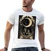 Wolf Moon And Trees Tarot Tshirt Stretch Fabric Comfort Tshirt