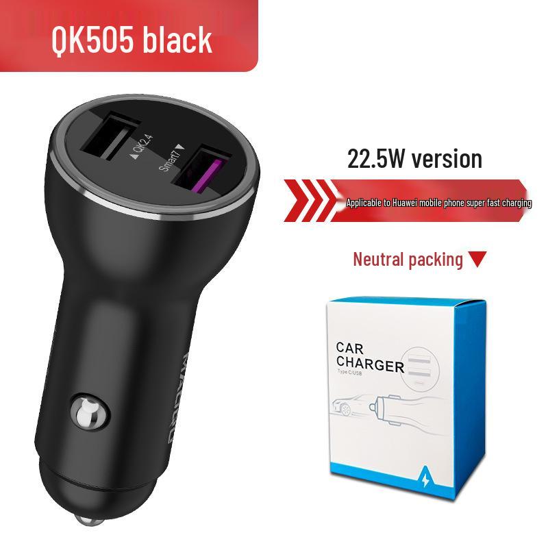 Crucial 65W/40W Car Charger for Huawei & OPPO VOOC Flash Charge