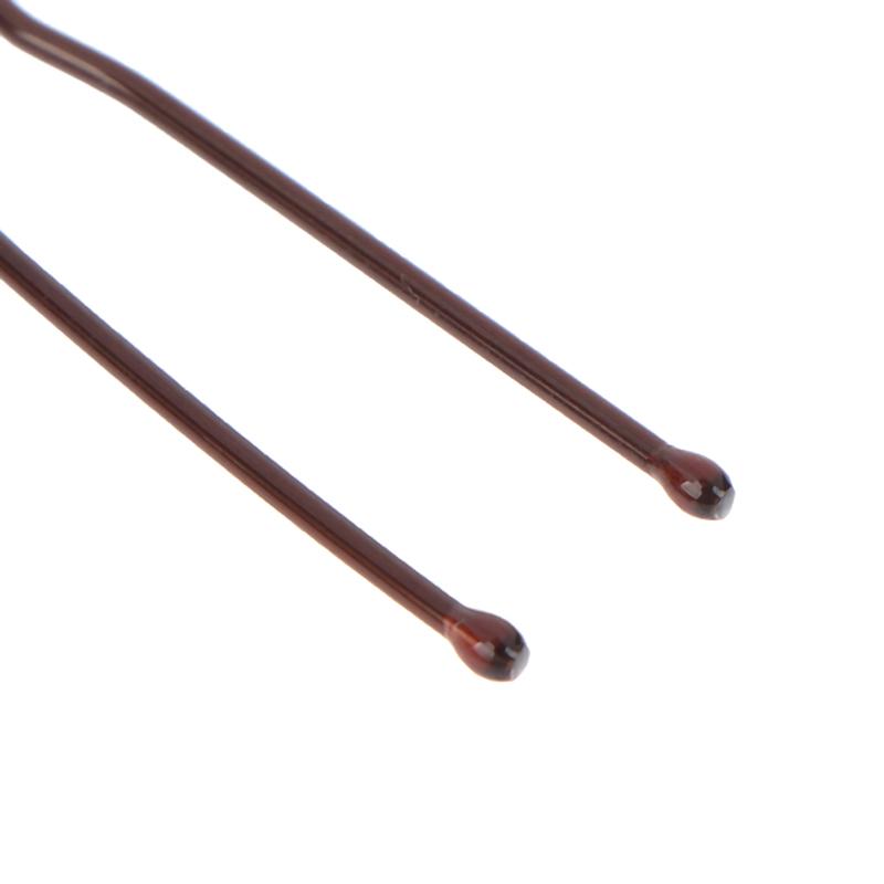 100 Piezas/Bolsa 5cm/6cm Horquillas para el Cabello de Aleación en Forma de U Pinzas Onduladas para el Cabello Pasadores Metálicos Simples Pasadores Herramientas para Peinado de Novia Horquillas