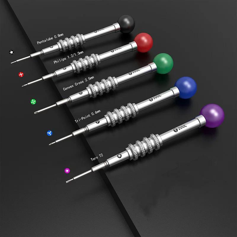 

2UUL SD92 5-Piece Precision Steel Screwdriver Set for Phone,Home Appliance Repair Type A