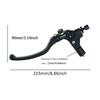 7/8" 22mm Motorcycle Cable Clutch Lever Handlebar CNC Aluminum Alloy Collapsible 90° Hand Bar For Surron Yamaha Keeway Honda