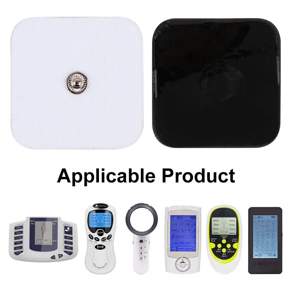 10/20pcs Self Adhesive Replacement Tens Electrode Pads for Muscle Stimulator Electric Digital Machine Massager 4*4 Cm EMS Patch