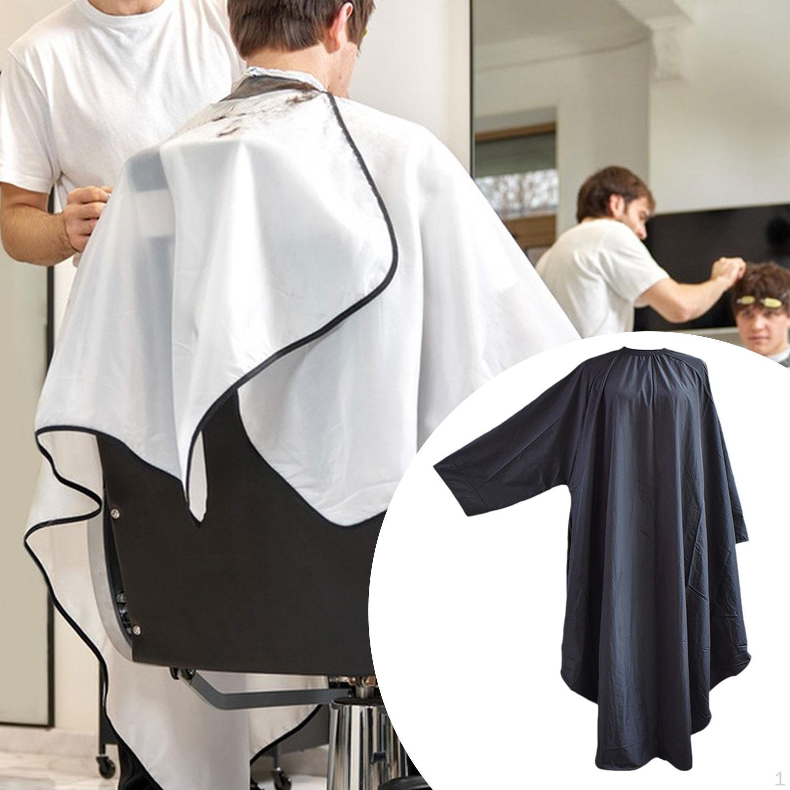 

Парикмахерская накидка для стрижки волос с рукавами для визажиста чёрный