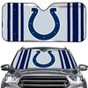 Indianapolis Colts Custom Car Front Sunshade for Heat Insulation & Sun Protection