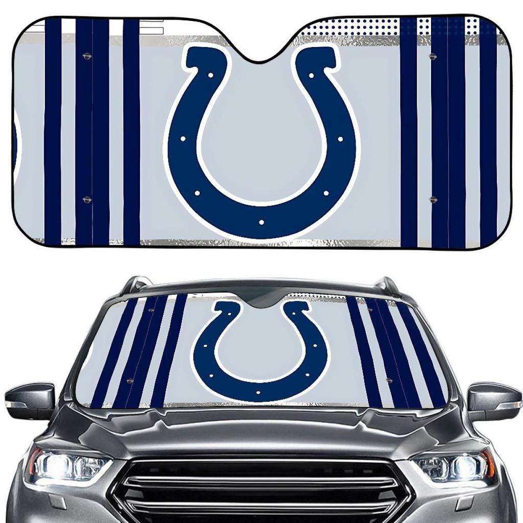 Indianapolis Colts Custom Car Front Sunshade for Heat Insulation & Sun Protection