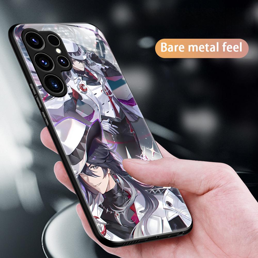 Honkai Star Rail Ashveil  Phone Case For Samsung S26 S25 S24 S23 S22 S21 Plus Ultra Note20 Glass Magnetic Case