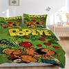 3pcs Popeye Cover Set, 1 Cover + 2 Pillowcases (No Insert), Bedding for All Seasons, Bedding,Bedroom Decor yy250922039